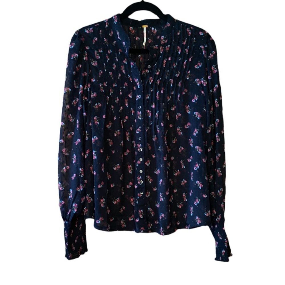 NWOT Free People Button Down Blouse